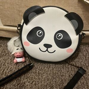 Panda purse is really cute.